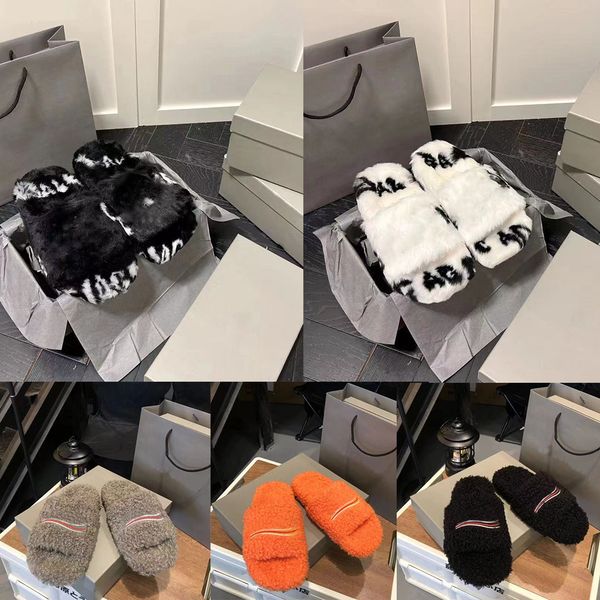 designer wool slippers women fur slides printed pattern sandals winter furry fluffy slide fashion platform slipper, Black
designer wool slippers women fur slides printed pattern sandals winter furry fluffy slide fashion platform slipper, Black