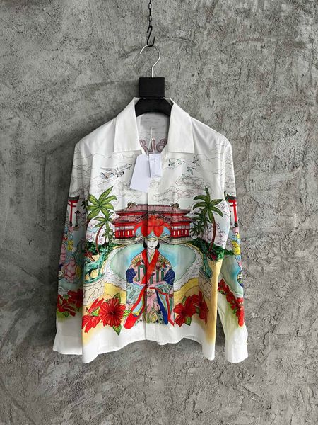 mens shirts men's desigers shirt men slim fit lapel casual long sleeve silk high-gentleman noble okinawa palace building pattern tshirt, White;black
mens shirts men's desigers shirt men slim fit lapel casual long sleeve silk high-gentleman noble okinawa palace building pattern tshirt, White;black