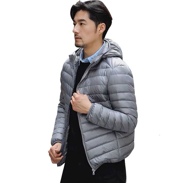 men's down parkas short hooded casual slim brand solid color simple autumn and winter warm ultralight jacket 003 221117, Black
men's down parkas short hooded casual slim brand solid color simple autumn and winter warm ultralight jacket 003 221117, Black