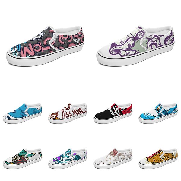 men women custom slip on canvas shoes anime cartoon animal design diy word black white blue red outdoor mens trainer 025
men women custom slip on canvas shoes anime cartoon animal design diy word black white blue red outdoor mens trainer 025
