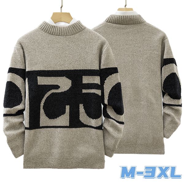 men's sweaters youth winter sweater microelastic comfortable fashion simple english alphabet knitted warm 221117, White;black
men's sweaters youth winter sweater microelastic comfortable fashion simple english alphabet knitted warm 221117, White;black