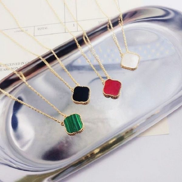 classic luxury flower pendant necklaces for women elegant four leaf clover locket necklace amazing quality choker chain logo designer jewelr, Silver
classic luxury flower pendant necklaces for women elegant four leaf clover locket necklace amazing quality choker chain logo designer jewelr, Silver