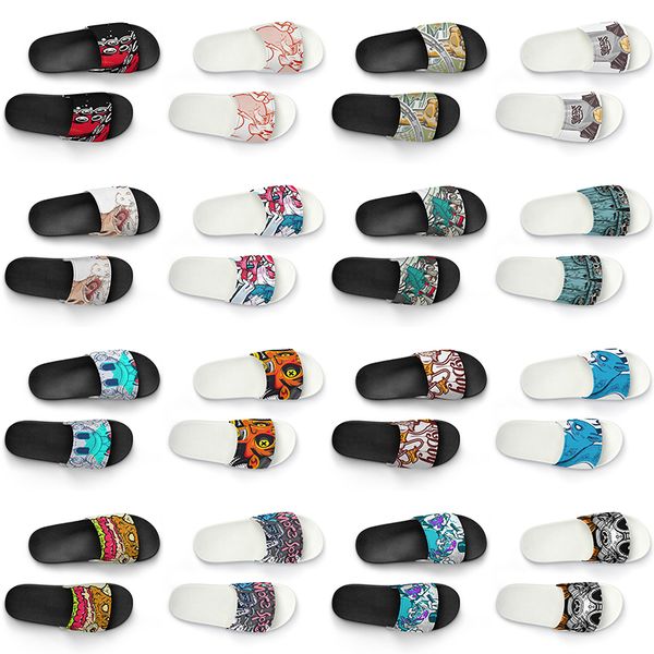 men women custom slippers shoes artoon animal design diy word black white blue red mens trainer 215
men women custom slippers shoes artoon animal design diy word black white blue red mens trainer 215