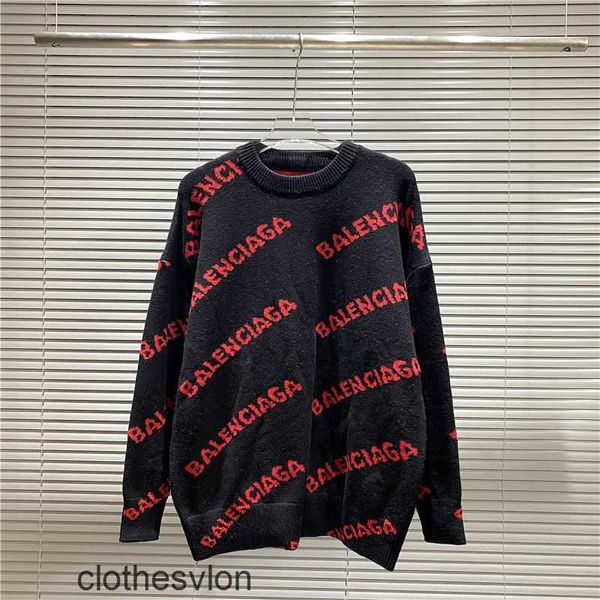 sweater autumn women's show sweaters jacquard designer 2023 letter winter balenciga men's fashion loose brand round neck n2pl, White;black
sweater autumn women's show sweaters jacquard designer 2023 letter winter balenciga men's fashion loose brand round neck n2pl, White;black