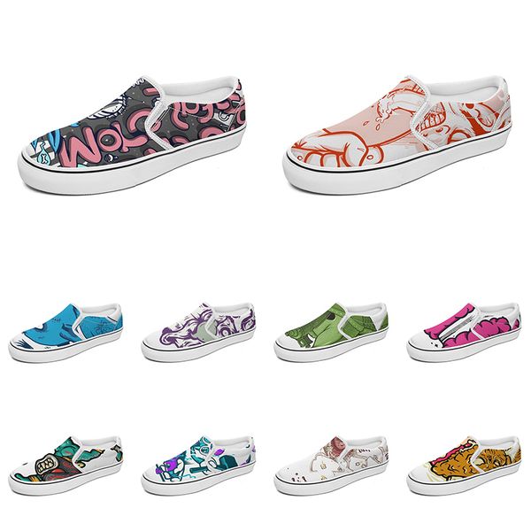 men women custom slip on canvas shoes anime cartoon animal design diy word black white blue red outdoor mens trainer 120
men women custom slip on canvas shoes anime cartoon animal design diy word black white blue red outdoor mens trainer 120