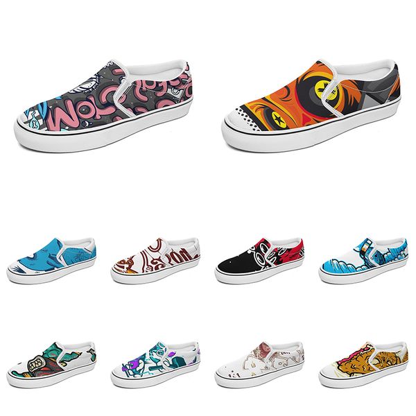men women custom slip on canvas shoes anime cartoon animal design diy word black white blue red outdoor mens trainer 024
men women custom slip on canvas shoes anime cartoon animal design diy word black white blue red outdoor mens trainer 024