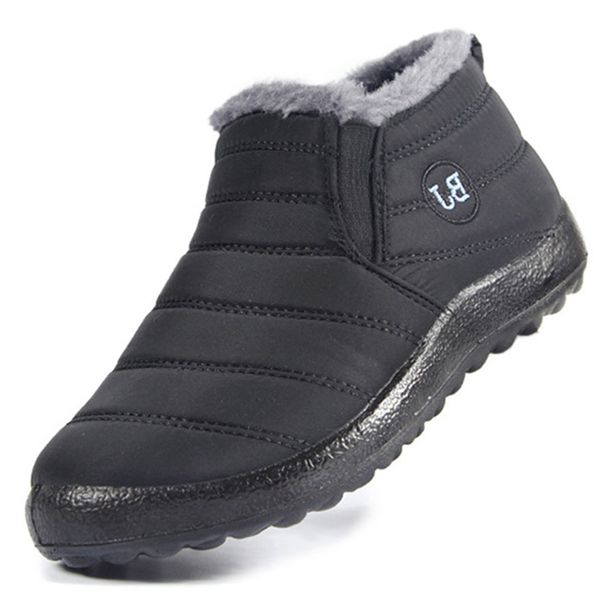 boots men 's winter shoes warm fur snow botas hombre lightweight ankle chaussure homme casual 221117, Black
boots men 's winter shoes warm fur snow botas hombre lightweight ankle chaussure homme casual 221117, Black