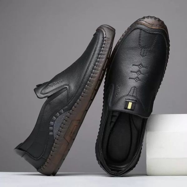 soft cow leather men's shoes man brown business dress classic round toe moccasins zapatos hombre, Black
soft cow leather men's shoes man brown business dress classic round toe moccasins zapatos hombre, Black