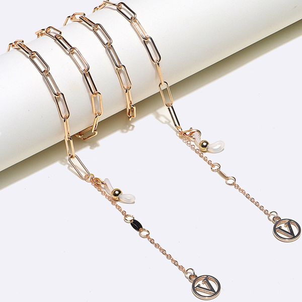 eleglant fashion women pendant chain for eyeglasses mask earphone v letters metal sun glasses lanyord rope gold silver color sunglasses gogg
eleglant fashion women pendant chain for eyeglasses mask earphone v letters metal sun glasses lanyord rope gold silver color sunglasses gogg