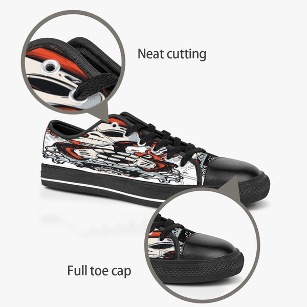 custom shoes classic canvas low cut skateboard casual triple black accept customization uv printing low mens womens sports sneakers breathab
custom shoes classic canvas low cut skateboard casual triple black accept customization uv printing low mens womens sports sneakers breathab