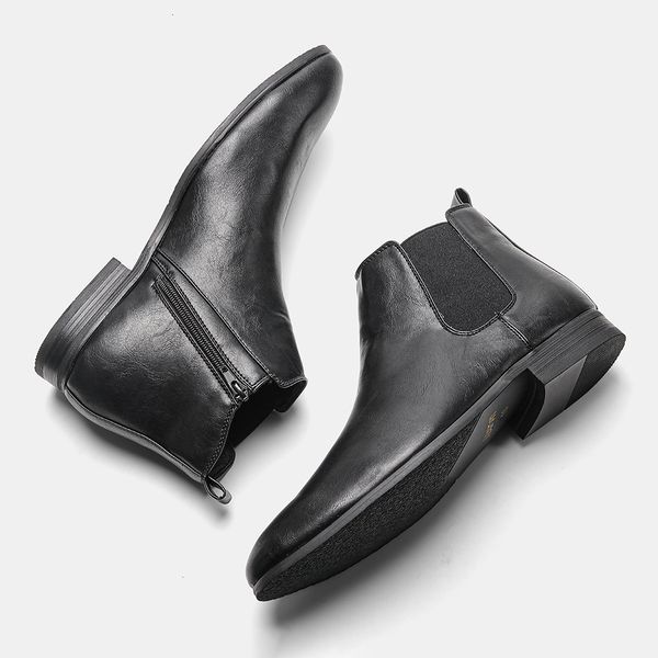 boots winter for men size 39-46 men chelsea boots with zipper leather ankle #dx213 221117, Black
boots winter for men size 39-46 men chelsea boots with zipper leather ankle #dx213 221117, Black