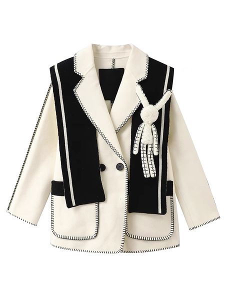 women's jackets women vintage patchwork woolen overcoat loose high street rabbit blazer long sleeve lapel double breasted jacket outwea, Black;brown
women's jackets women vintage patchwork woolen overcoat loose high street rabbit blazer long sleeve lapel double breasted jacket outwea, Black;brown