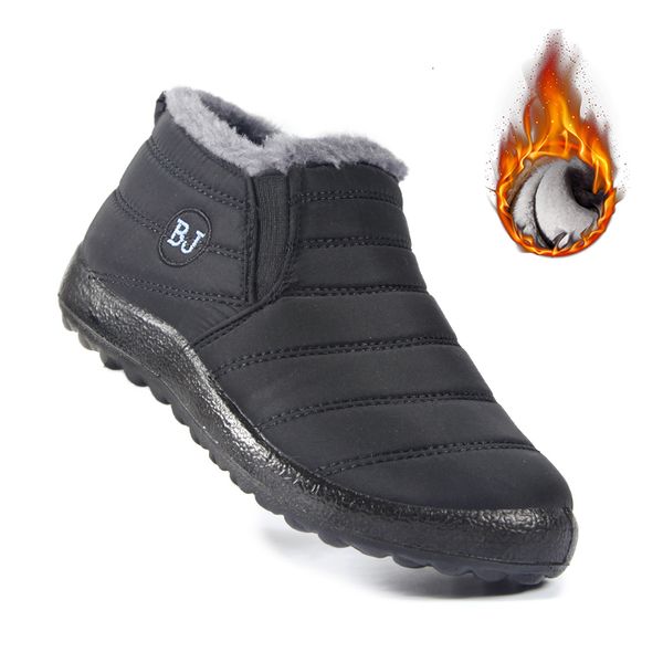 boots men lightweight winter shoes for snow waterproof footwear plus size 47 slip on ankle 221117, Black
boots men lightweight winter shoes for snow waterproof footwear plus size 47 slip on ankle 221117, Black