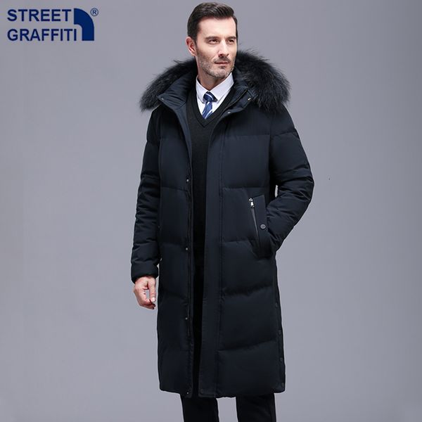 men's down parkas thickened jacket -30 winter warm coat fashion long white duck hooded plus size 4xl 221117, Black
men's down parkas thickened jacket -30 winter warm coat fashion long white duck hooded plus size 4xl 221117, Black