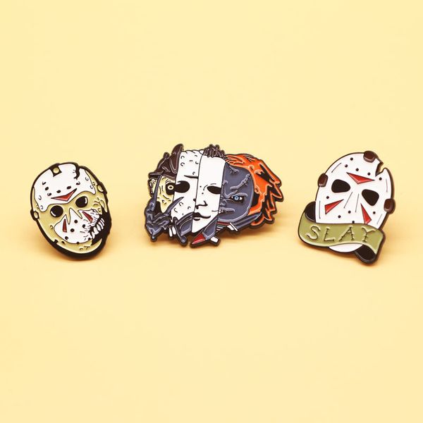 halloween metal badge gift horror movie killer jason pins personality denim shirt with brooch accessories, Blue
halloween metal badge gift horror movie killer jason pins personality denim shirt with brooch accessories, Blue