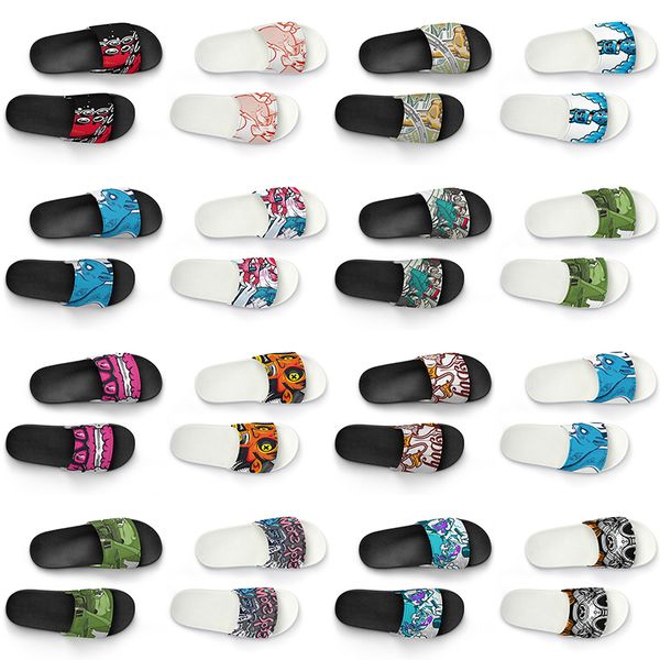 men women custom slippers shoes artoon animal design diy word black white blue red mens trainer 251
men women custom slippers shoes artoon animal design diy word black white blue red mens trainer 251