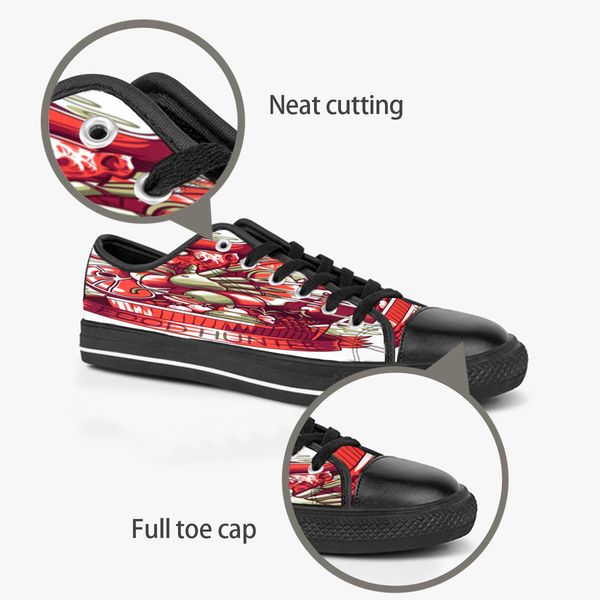 custom shoes classic canvas low cut skateboard casual triple black accept customization uv printing low mens womens sports sneakers breathab
custom shoes classic canvas low cut skateboard casual triple black accept customization uv printing low mens womens sports sneakers breathab