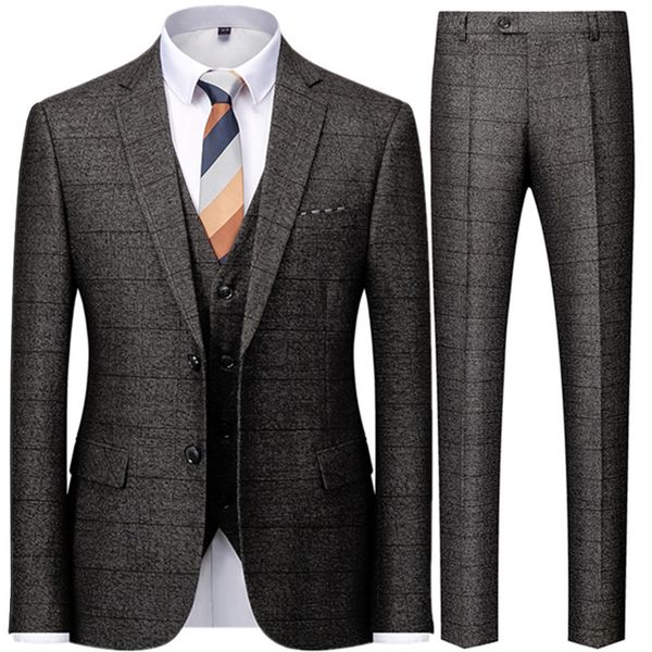 mens suits blazers jacket pants vest fashion casual boutique business british plaid striped suit coat trousers waistcoat 221117, White;black
mens suits blazers jacket pants vest fashion casual boutique business british plaid striped suit coat trousers waistcoat 221117, White;black