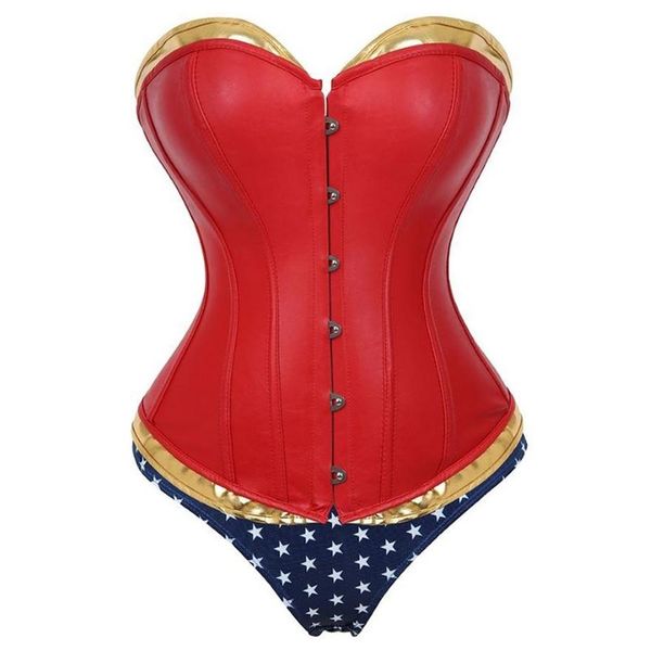 women faux leather overbust corset bustier waist cincher body shaper corsets bustiers lingerie plus size korsett 220524233i
women faux leather overbust corset bustier waist cincher body shaper corsets bustiers lingerie plus size korsett 220524233i