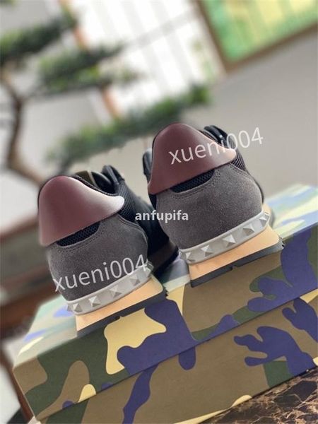 shoes camouflage sneaker women men rivet studded flats mesh camo suede casual trainers rockrunner valentinoes valentinoity mtb, Black
shoes camouflage sneaker women men rivet studded flats mesh camo suede casual trainers rockrunner valentinoes valentinoity mtb, Black