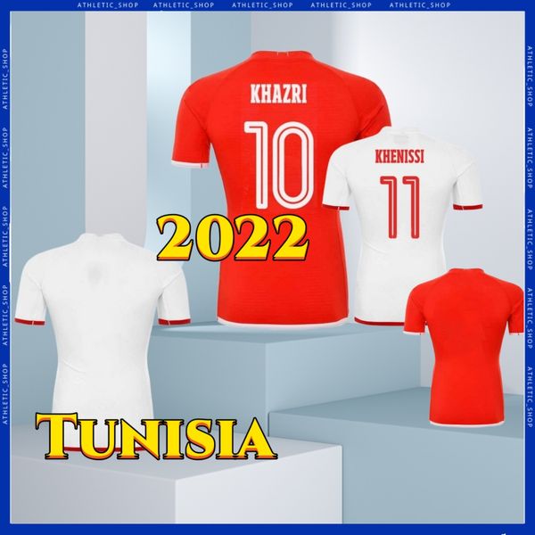 22/23 soccer jerseys tunisia home red msakni khazri khalifa maaloul maillots de foot shirt away national team football uniform, Black;yellow
22/23 soccer jerseys tunisia home red msakni khazri khalifa maaloul maillots de foot shirt away national team football uniform, Black;yellow