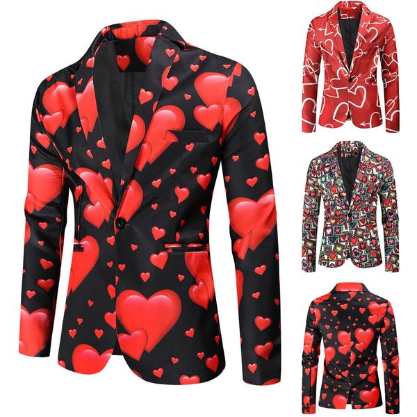 mens suits blazers valentines gift fashion party coat casual slim fit blazer buttons 3d heart print painting jacket men 221117, White;black
mens suits blazers valentines gift fashion party coat casual slim fit blazer buttons 3d heart print painting jacket men 221117, White;black