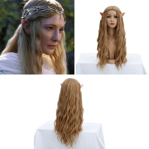 europe and united states hobbit wigs fairy queen galadriel halloween headgear without ears, Black
europe and united states hobbit wigs fairy queen galadriel halloween headgear without ears, Black