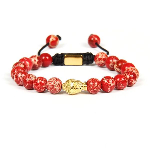 charm bracelets new not fade bracelet wholesale 10pcs/lot 8mm red sea sent stone with stainless steel buddha head rame drop delivery dhs3c, Golden;silver
charm bracelets new not fade bracelet wholesale 10pcs/lot 8mm red sea sent stone with stainless steel buddha head rame drop delivery dhs3c, Golden;silver