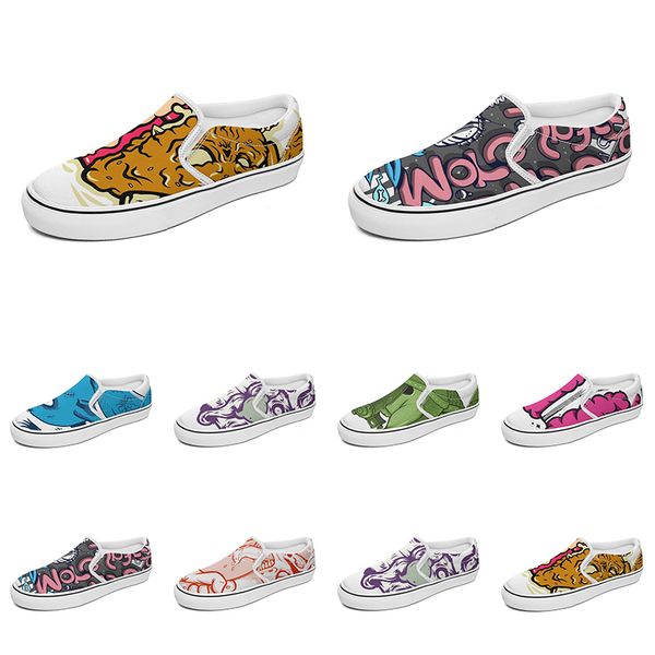 men women custom slip on canvas shoes anime cartoon animal design diy word black white blue red outdoor mens trainer 168
men women custom slip on canvas shoes anime cartoon animal design diy word black white blue red outdoor mens trainer 168