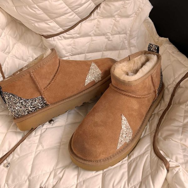 sheepskin suede fur lined boots winter mini short booties distressed dirty look shoes designers women's shearling mule sneakers ankle b, Black
sheepskin suede fur lined boots winter mini short booties distressed dirty look shoes designers women's shearling mule sneakers ankle b, Black