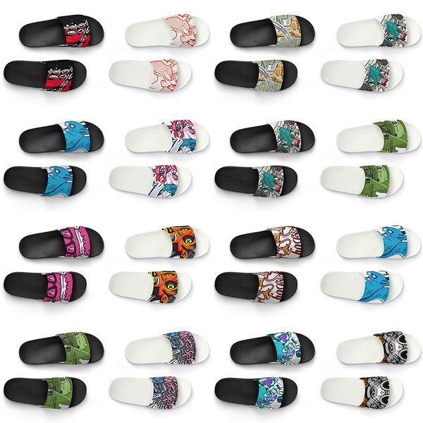 men women custom slippers shoes artoon animal design diy word black white blue red mens trainer 248
men women custom slippers shoes artoon animal design diy word black white blue red mens trainer 248