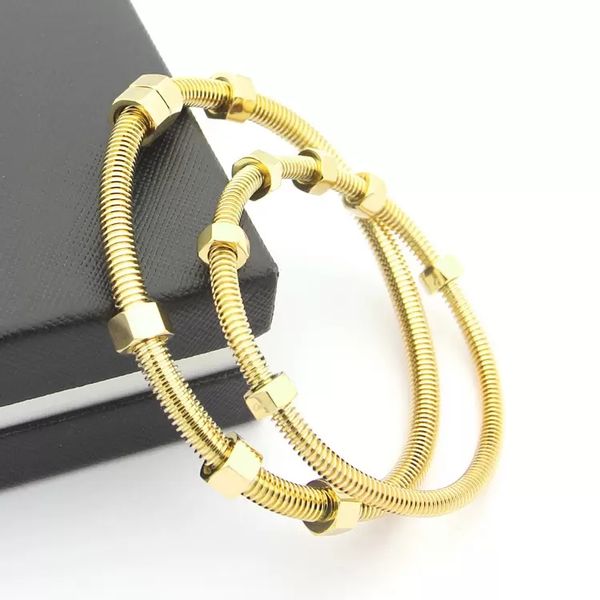 designer 6 screws love bracelets bangles for women men stainless steel couple thread bracelet jewelry, Black
designer 6 screws love bracelets bangles for women men stainless steel couple thread bracelet jewelry, Black