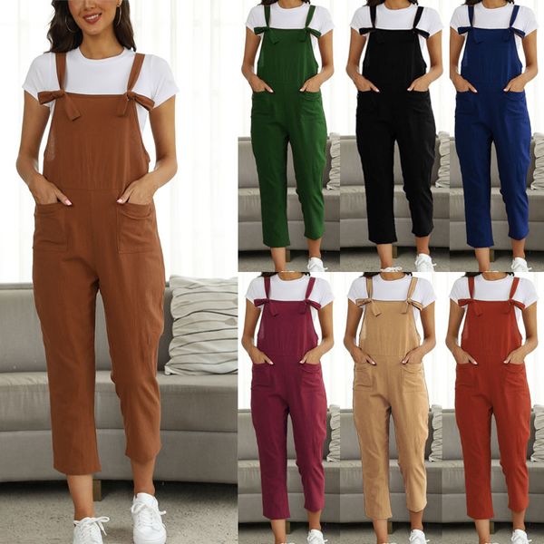 women's jumpsuits & rompers spring and summer new large women s art cotton linen strap casual pants jumpsuit, Black;white
women's jumpsuits & rompers spring and summer new large women s art cotton linen strap casual pants jumpsuit, Black;white