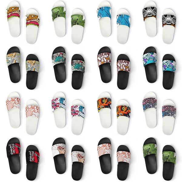 men women custom slippers shoes artoon animal design diy word black white blue red mens trainer 026
men women custom slippers shoes artoon animal design diy word black white blue red mens trainer 026