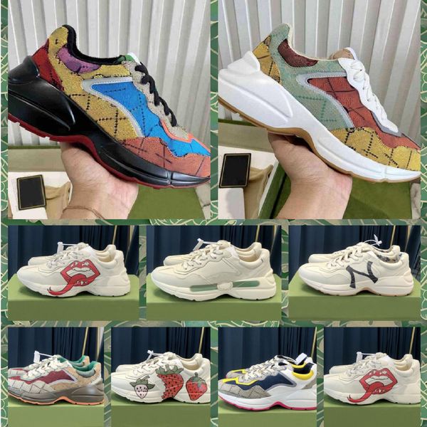 sneakers ggs''gg mens italy women designer print rhyton casual shoes sneaker leather mouth dad shoes jacquard fabric multicolor vi, Black
sneakers ggs''gg mens italy women designer print rhyton casual shoes sneaker leather mouth dad shoes jacquard fabric multicolor vi, Black