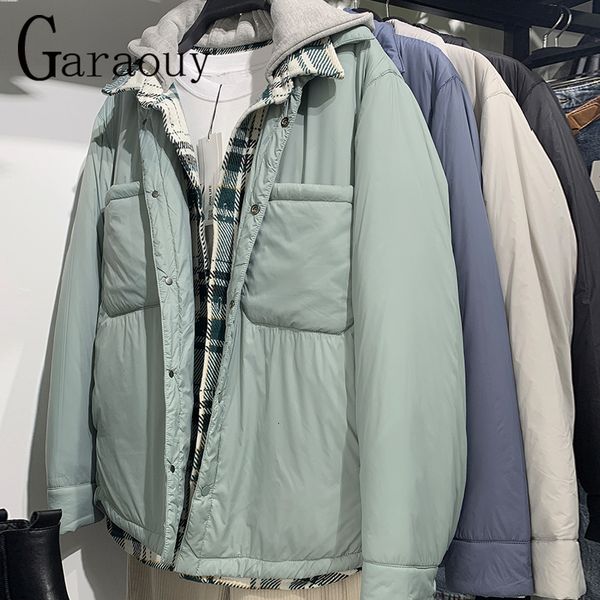 mens down parkas garaouy men jacket shirt winter warm add cotton coat male simplicity casual sports clothes button solid color 221117, Black
mens down parkas garaouy men jacket shirt winter warm add cotton coat male simplicity casual sports clothes button solid color 221117, Black