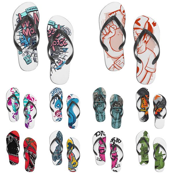 men women custom slippers cartoon design anime diy word black white blue red purple mens colorful trainer 052
men women custom slippers cartoon design anime diy word black white blue red purple mens colorful trainer 052