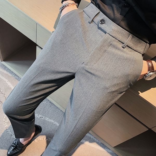 mens pants men spring summer business formal solid casual korean slim fit suit wedding social trousers plus size 38 221117, Black
mens pants men spring summer business formal solid casual korean slim fit suit wedding social trousers plus size 38 221117, Black