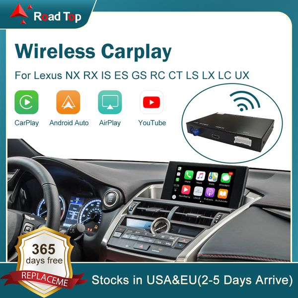 wireless carplay for lexus nx rx is es gs rc ct ls lx lc 2014-2019 with android mirror link airplay car play functions
wireless carplay for lexus nx rx is es gs rc ct ls lx lc 2014-2019 with android mirror link airplay car play functions