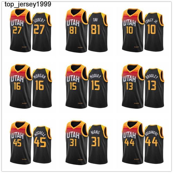 men basketball jersey donovan 45 mitchell mike 10 conley 00 clarkson rudy 27 gobert 17 udoka azubuike 15 derrick favors, Black;red
men basketball jersey donovan 45 mitchell mike 10 conley 00 clarkson rudy 27 gobert 17 udoka azubuike 15 derrick favors, Black;red
