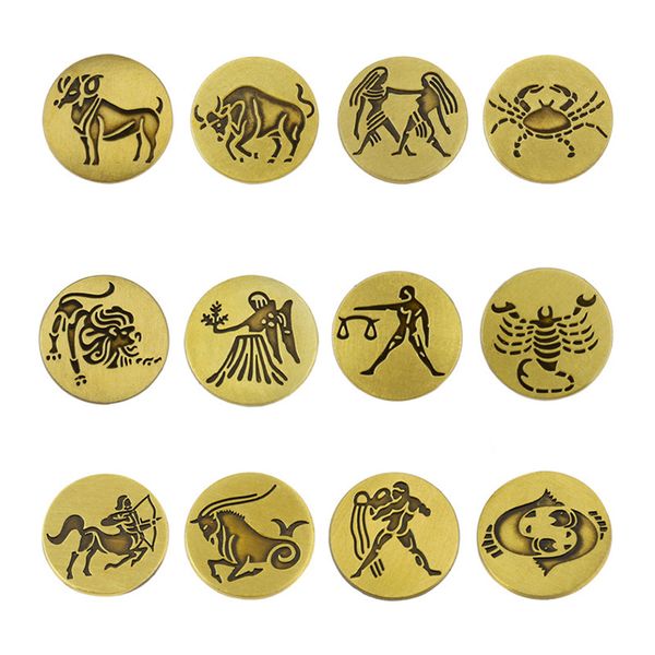 european and american retro universe 12 constellation brooch creative brushed ancient bronze metal water bottle virgo badge brooches pin
european and american retro universe 12 constellation brooch creative brushed ancient bronze metal water bottle virgo badge brooches pin