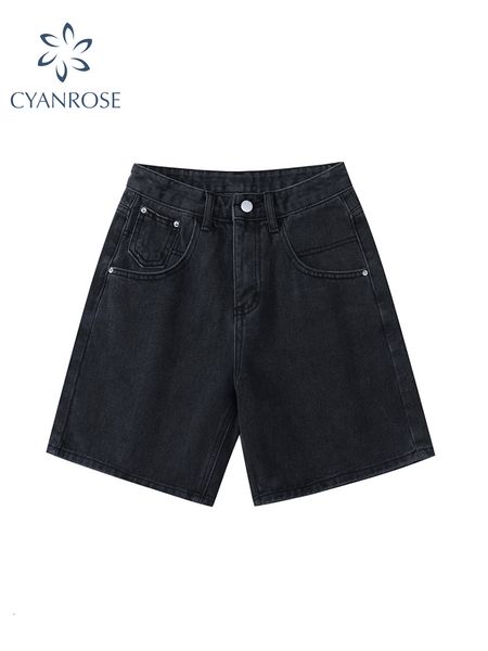 women's jeans summer high waist denim shorts casual loose ladies plus size streetwear fashion button wide leg short female 221117, Blue
women's jeans summer high waist denim shorts casual loose ladies plus size streetwear fashion button wide leg short female 221117, Blue