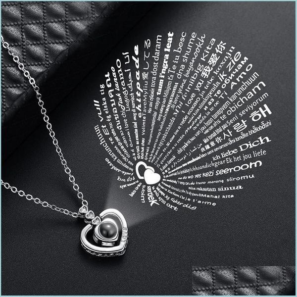 pendant necklaces 100 languages i love you projection necklace women copper heart pendant necklaces memory neck chains fashion jewel dho81, Silver
pendant necklaces 100 languages i love you projection necklace women copper heart pendant necklaces memory neck chains fashion jewel dho81, Silver