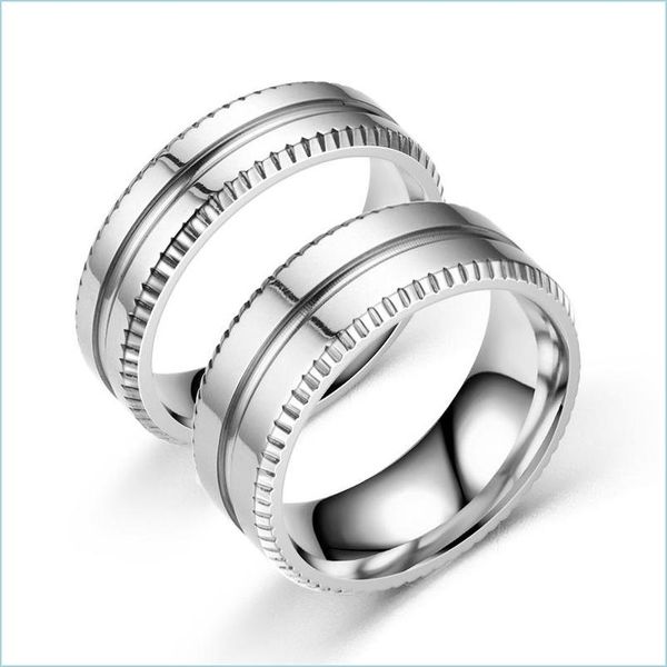 band rings stainless steel creative couple ring band simple glossy rings for women men wedding bands fine fashion jewelry drop delive dhut0, Silver
band rings stainless steel creative couple ring band simple glossy rings for women men wedding bands fine fashion jewelry drop delive dhut0, Silver