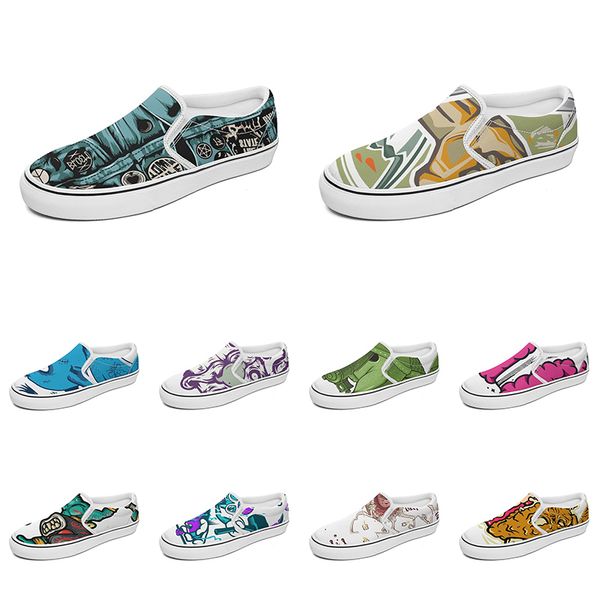 men women custom slip on canvas shoes anime cartoon animal design diy word black white blue red outdoor mens trainer 107
men women custom slip on canvas shoes anime cartoon animal design diy word black white blue red outdoor mens trainer 107