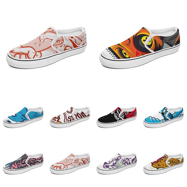 men women custom slip on canvas shoes anime cartoon animal design diy word black white blue red outdoor mens trainer 093
men women custom slip on canvas shoes anime cartoon animal design diy word black white blue red outdoor mens trainer 093