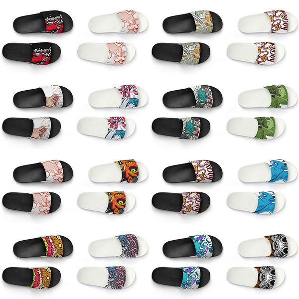 men women custom slippers shoes artoon animal design diy word black white blue red mens trainer 190
men women custom slippers shoes artoon animal design diy word black white blue red mens trainer 190