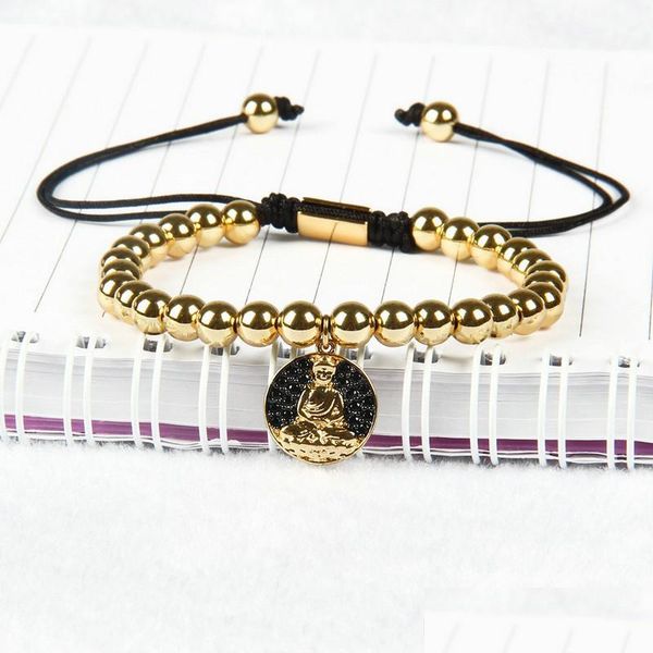 charm bracelets wholesale mix colors 6mm brass beads micro inlay black cz buddha charms pendants rame bracelet drop del dhi5u, Golden;silver
charm bracelets wholesale mix colors 6mm brass beads micro inlay black cz buddha charms pendants rame bracelet drop del dhi5u, Golden;silver
