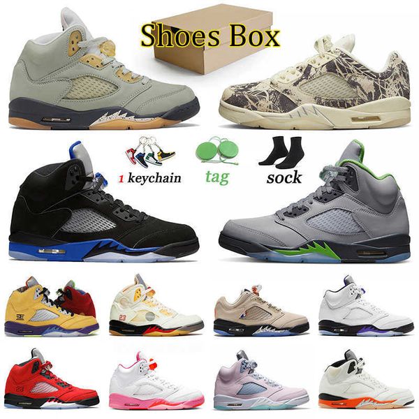 aaa quality 5 jumpman men women 5s designer shoes low expression off trainers pinksicle psgs concord athletic green bean oreo white sports, Black
aaa quality 5 jumpman men women 5s designer shoes low expression off trainers pinksicle psgs concord athletic green bean oreo white sports, Black