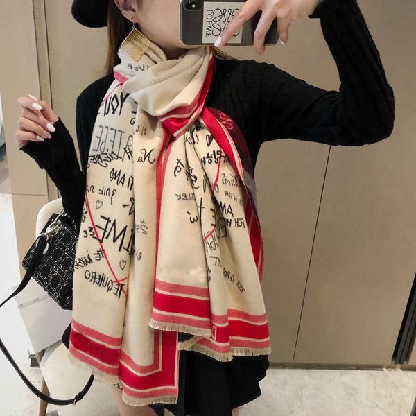scarves luxury brand cashmere scarf women's winter warm blanket set women ladies pashmina thick leaf shawl 221117, Blue;gray
scarves luxury brand cashmere scarf women's winter warm blanket set women ladies pashmina thick leaf shawl 221117, Blue;gray
